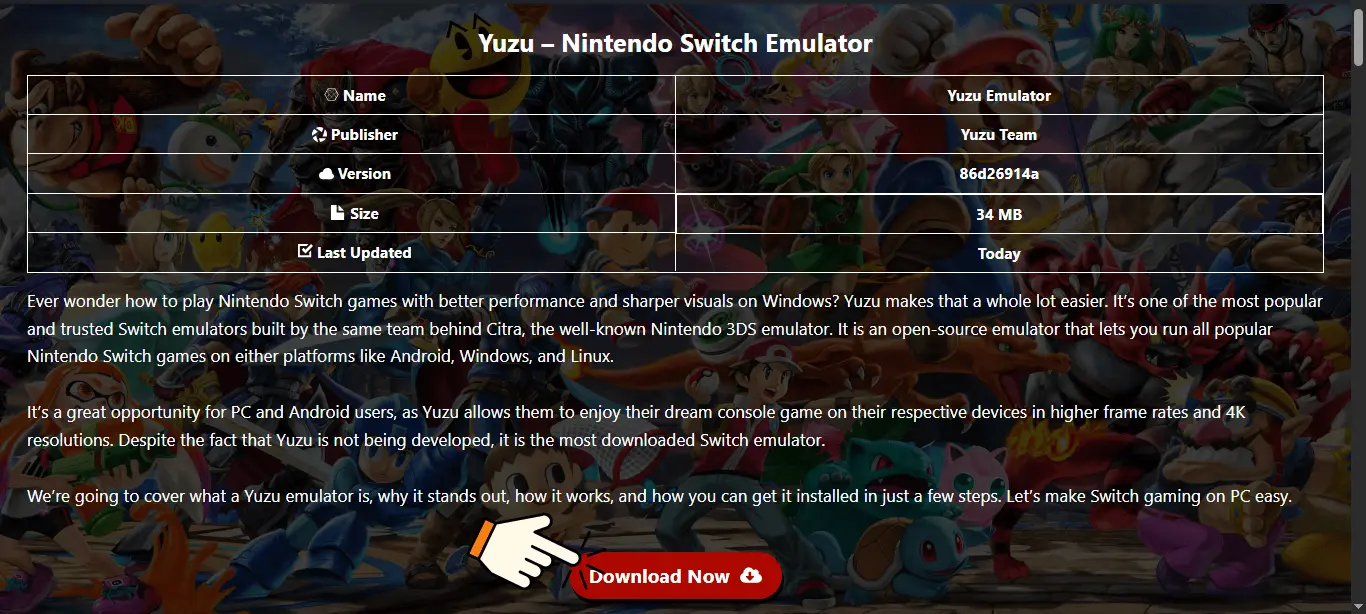 Yuzu – Nintendo Switch Emulator 14 Step 1